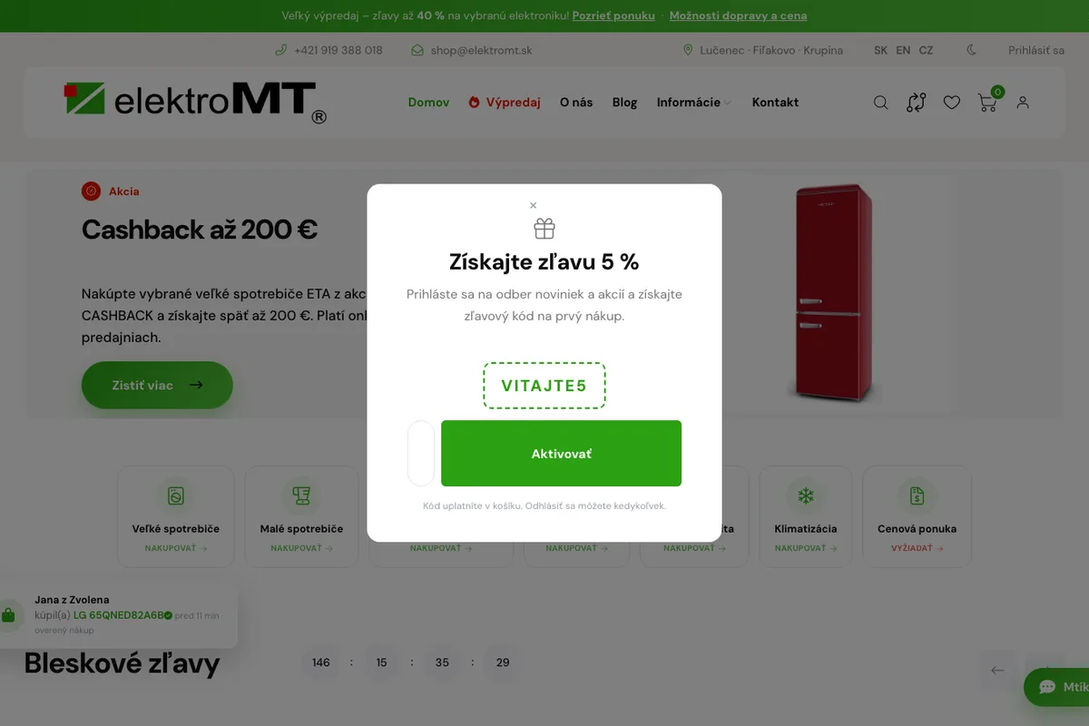 Elektro-M.T., a website built by LUMA Creative